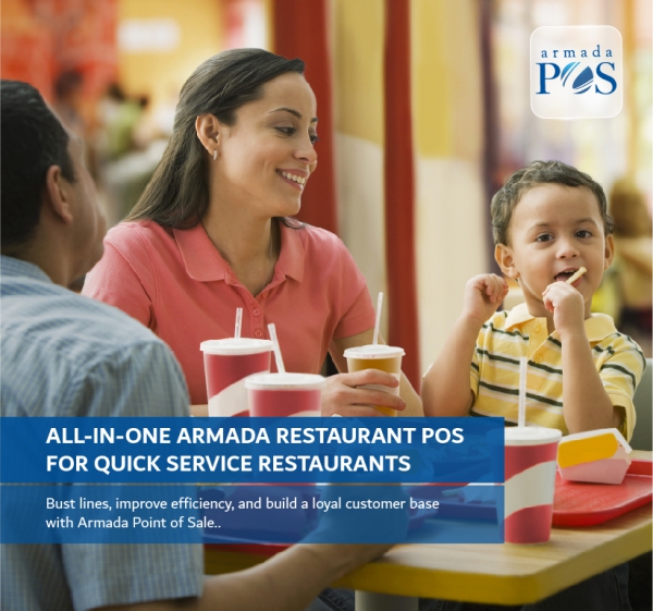 All-in-one Armada restaurant POS for quick service restaurants